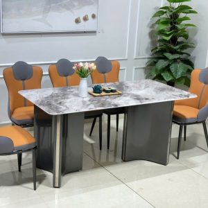 bàn ăn mặt đá vi tinh thể BA-001