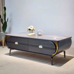 Bàn trà mặt đá siêu tinh thể xuyên sáng BT-003