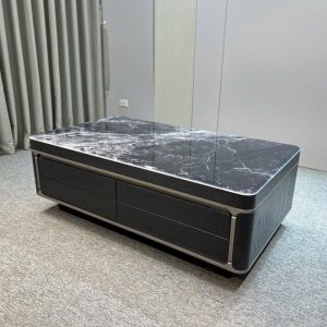 Bàn trà mặt đá siêu tinh thể xuyên sáng BT-004