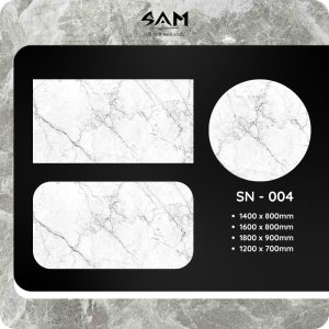 Mặt bàn đá vi tinh thể SN - 004