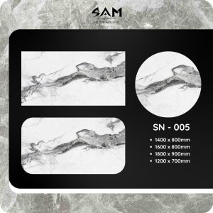 Mặt bàn đá vi tinh thể SN - 005