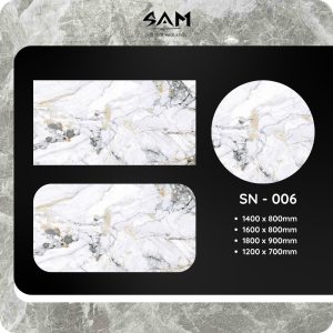 Mặt bàn đá vi tinh thể SN - 006